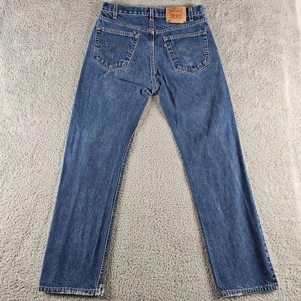 Vintage Levis 505 Mens 33x30* Regular Straight Distressed Y2K USA Made Grunge